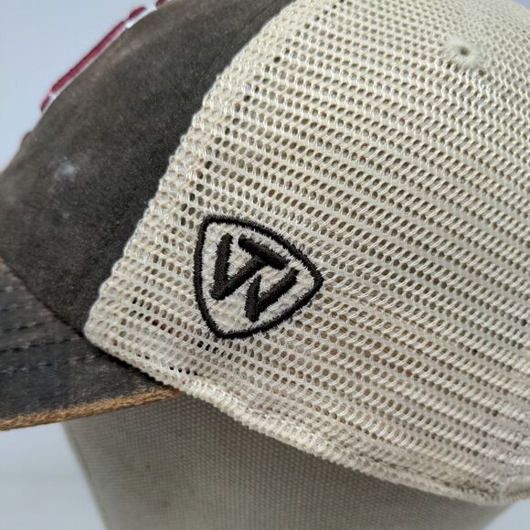 Top of the World Men's IU Indiana Hoosiers Snapback Hat Brown Tan OSFA - Picture 8 of 15